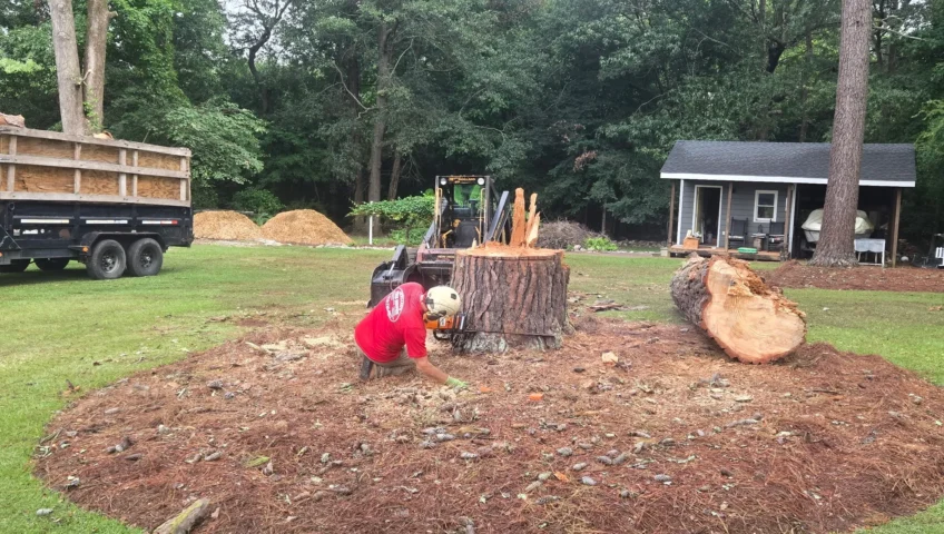 Hardwood tree removal in Clayton, NC
